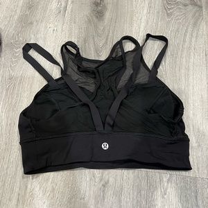Lululemon strappy mesh sports bra